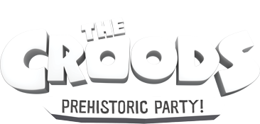 The Croods: Prehistoric Party title screen for Nintendo DS